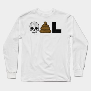 Dead Poo funny Long Sleeve T-Shirt